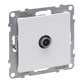 Legrand Suno TV aljzat, átmenő (14 dB), fehér - 721165