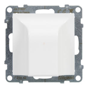   Legrand Suno fehér kábelkivezető IP21 keret nélkül 721142 - 721142