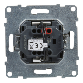   Legrand Suno váltókapcsoló jelzőfénnyel 10AX, alumínium - 721316