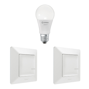   Legrand Smart Lighting okos otthon bővítőkészlet: fényforrás + 2 db Valena Life-Netatmo kapcsoló/dimmer (ETV), fehér - 199320