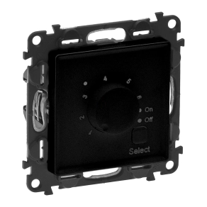   Legrand Valena Life szobatermosztát padlófűtéshez, fekete - 756334