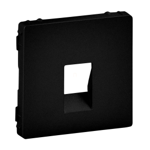   Legrand Valena Life hangszóró-csatlakozóaljzat burkolat, 2 kivezetéssel, fekete - 756362