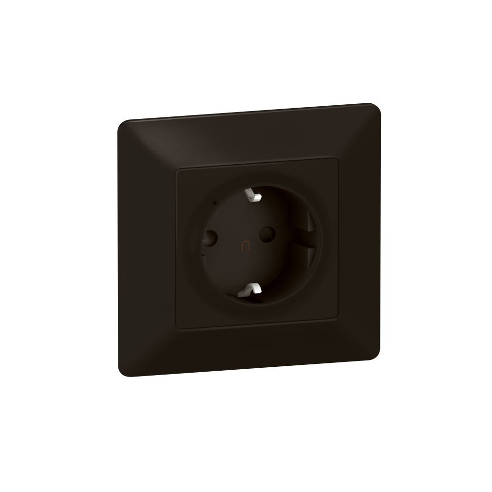 Valena Life Netatmo fekete okos 2P+F csatlakozóaljzat (végrehajtó), 16A, 1-es kerettel 756394 Legrand