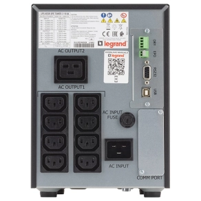   Legrand Keor SPE 3000 VA BEM: C20 KIM: 8xC13+1xC19 USB/RS232/SNMP vonali interaktív, tisztán szinuszos szünetmentes torony(UPS) - 311064