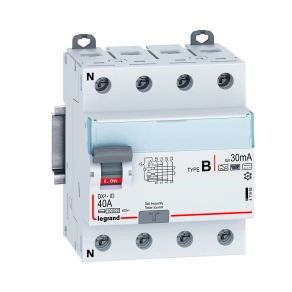 Legrand DX3 áram-védőkapcsoló 4P D 40A 30MA B - 411966