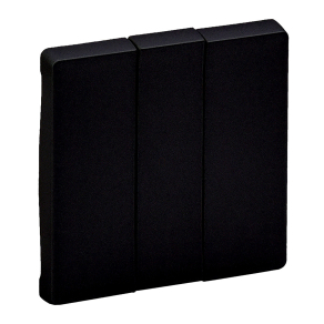 Legrand Valena Life 3-as billentyű, matt fekete - 756032