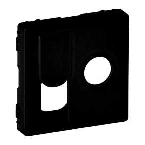   Legrand Valena Life TV csatlakozóaljzat + RJ45 Cat. 6 UTP aljzat burkolat, fekete - 756832