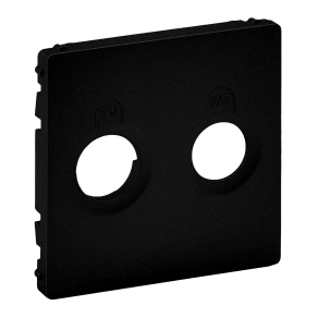   Legrand Valena Life TV-SAT csatlakozóaljzat burkolat, fekete - 756822