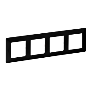   Bontott csomagolású Legrand Valena Life 4-es keret, fekete - 754254