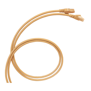   Legrand Linkeo patch kábel Cat5e (F/UTP) PVC 1M barna d:4.8mm C - 632860