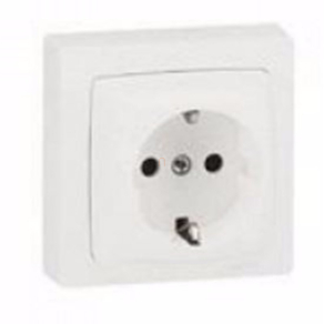   Legrand Oteo 2P+F csatlakozóaljzat falon kívüli, kerettel - 696029