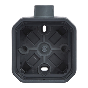   Legrand Plexo 55 falon kívüli 1-es doboz, ISO20 tömszelencével, antracit - 069628L