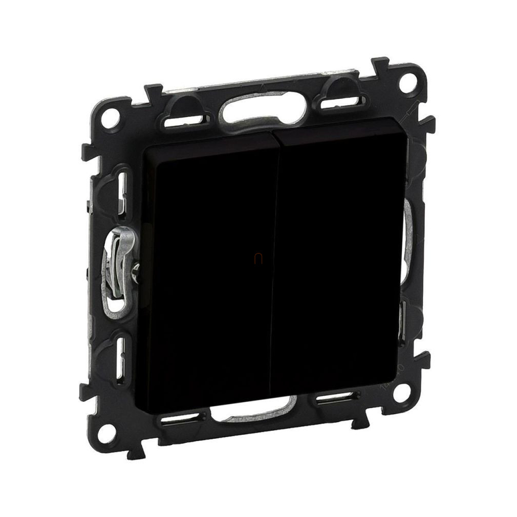Legrand Valena Life 756318 kettős váltóérintkezős nyomó fekete