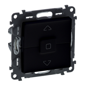   Legrand Valena Life redőnykapcsoló mechanizmus, mechanikus végállású motor közvetlen vezérléséhez, fekete - 756329