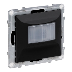   Legrand Suno mozgásérzékelős (PIR) kapcsoló, 100 W LED, IP44, 2 vezetékes, fekete - 721435A