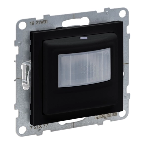   Legrand Suno mozgásérzékelős (PIR) kapcsoló, 500 W LED, 3 vezetékes, fekete - 721477A