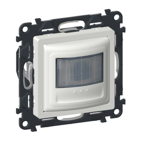   Legrand Valena Life mozgásérzékelős (PIR) kapcsoló, 2-150 W (LED max. 100 W), 2 vezetékes, beépített nyomóval, fehér - 752172A
