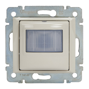  Legrand Valena mozgásérzékelős (PIR) kapcsoló, 0-2000 W (LED max. 500 W), nulla (N) vezető bekötéssel, elefántcsont - 774169A
