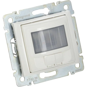   Legrand Valena Valena mozgásérzékelős (PIR) kapcsoló, 2-150 W (LED max. 100 W), 2 vezetékes, fehér - 774229A