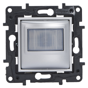   Legrand Niloé Step mozgásérzékelős (PIR) kapcsoló, 100 W LED, 2 vezetékes, alumínium - 863348A