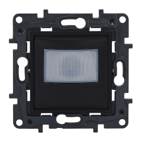   Legrand Niloé Step mozgásérzékelős (PIR) kapcsoló, 500 W LED, 3 vezetékes, fekete - 863549A