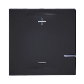   Legrand Program Mosaic nyomógombos fényerőszabályzó 125W, 2 vezetékes, fekete - 079107LA