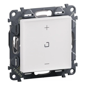   Legrand Valena Life nyomógombos fényerőszabályzó 150W, 3 vezetékes, fehér - 751991A