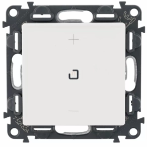   Legrand Valena Life nyomógombos fényerőszabályzó 150W, 3 vezetékes, elefántcsont - 751992A