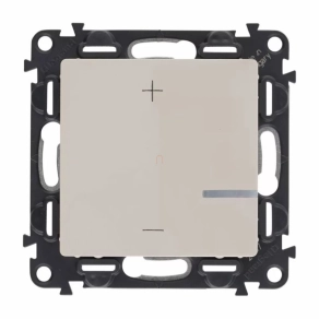   Legrand Valena Life nyomógombos fényerőszabályzó 125W, 2 vezetékes, elefántcsont - 752262A