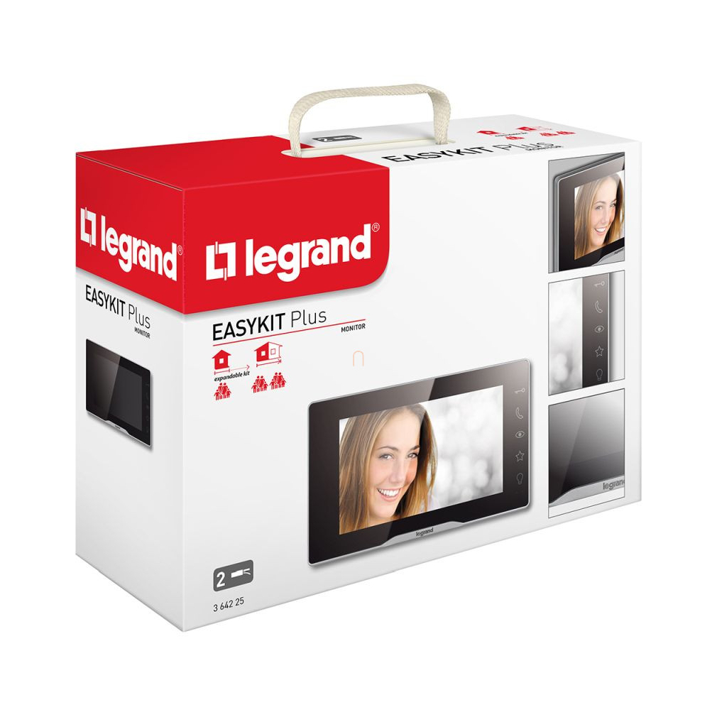 Legrand 2 vez. EASYKIT Plus  kaputelefon kiegészítő: videó beltéri egység, 364225