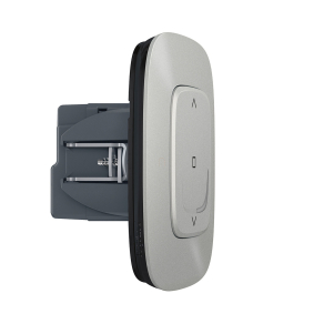   Legrand Valena Allure-Netatmo okos redőny/zsaluzia kapcsoló (végrehajtó), nulla (N) vezető bekötéssel, 1-es kerettel, alumínium - 752790A