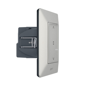   Legrand Valena Life-Netatmo okos redőny/zsaluzia kapcsoló (végrehajtó), nulla (N) vezető bekötéssel, 1-es kerettel, alumínium - 752390A
