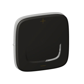   Legrand Valena Allure 2 vezetékes nyomógombos fényerőszabályzó burkolat, fekete - 752088A