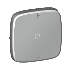   Legrand Valena Allure 3 vezetékes nyomógombos fényerőszabályzó burkolat, alumínium - 752092A