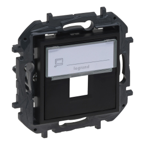 Legrand Niloé Step keystone adapter, fekete - 863587B