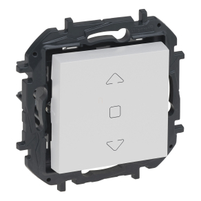   Legrand Niloé Step redőnynyomó (3 állású) 6A, mechanikus végállású motor közvetlen vezérléséhez, fehér - 863143B