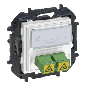 Legrand Niloé Step SC/APC optikai aljzat, fehér - 863171B