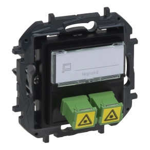 Legrand Niloé Step SC/APC optikai aljzat, fekete - 863571B