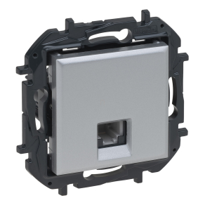   Legrand Niloé Step 1xRJ11 csatlakozóaljzat, alumínium - 863355B