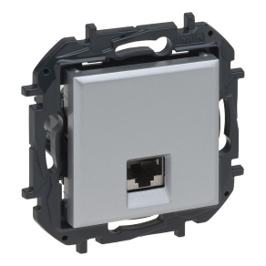   Legrand Niloé Step RJ45 Cat.6 STP aljzat, alumínium - 863365B