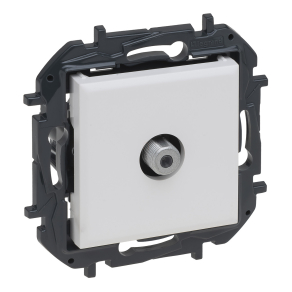   Legrand Niloé Step TV végzáró aljzat "F" típus (1, 5 dB), fehér - 863175B