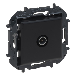   Legrand Niloé Step TV csillagpontos aljzat, végzáró (1, 5 dB), fekete - 863574B