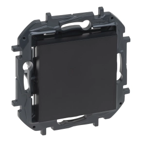 Legrand Niloé Step váltókapcsoló, 10AX, fekete - 863506B