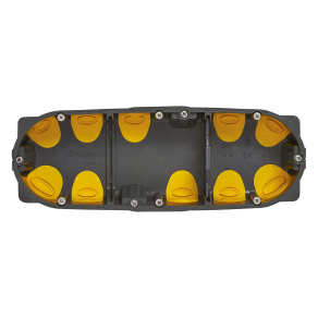   Legrand Batibox süllyesztődoboz 3-as doboz, gumis, 40 mm - 080023L