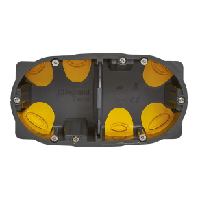   Legrand Batibox süllyesztődoboz 2-es doboz, gumis, 50 mm - 080032L