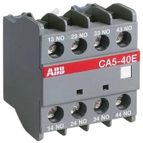   ABB 1SBN010040R1322 CA5-22U segédérintkező 4 pólusú kontaktor homlokfelületére, 2NO/2NC 1SBN010140R1322