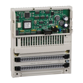   Schneider Electric Modicon Momentum - 170AAO12000 - elosztott analóg kimenet Momentum - 4 kimenet - 0..20 mA