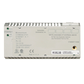   Schneider Electric Modicon Momentum - 170ENT11002 - Momentum - Ethernet kommunikáció adapter - 10 Mbit/s