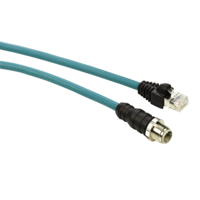   Schneider Electric ConneXium - Ethernet - TCSECL1M3M1S2 - Kábel, Ethernet, IP67 M12 / RJ45, 1m