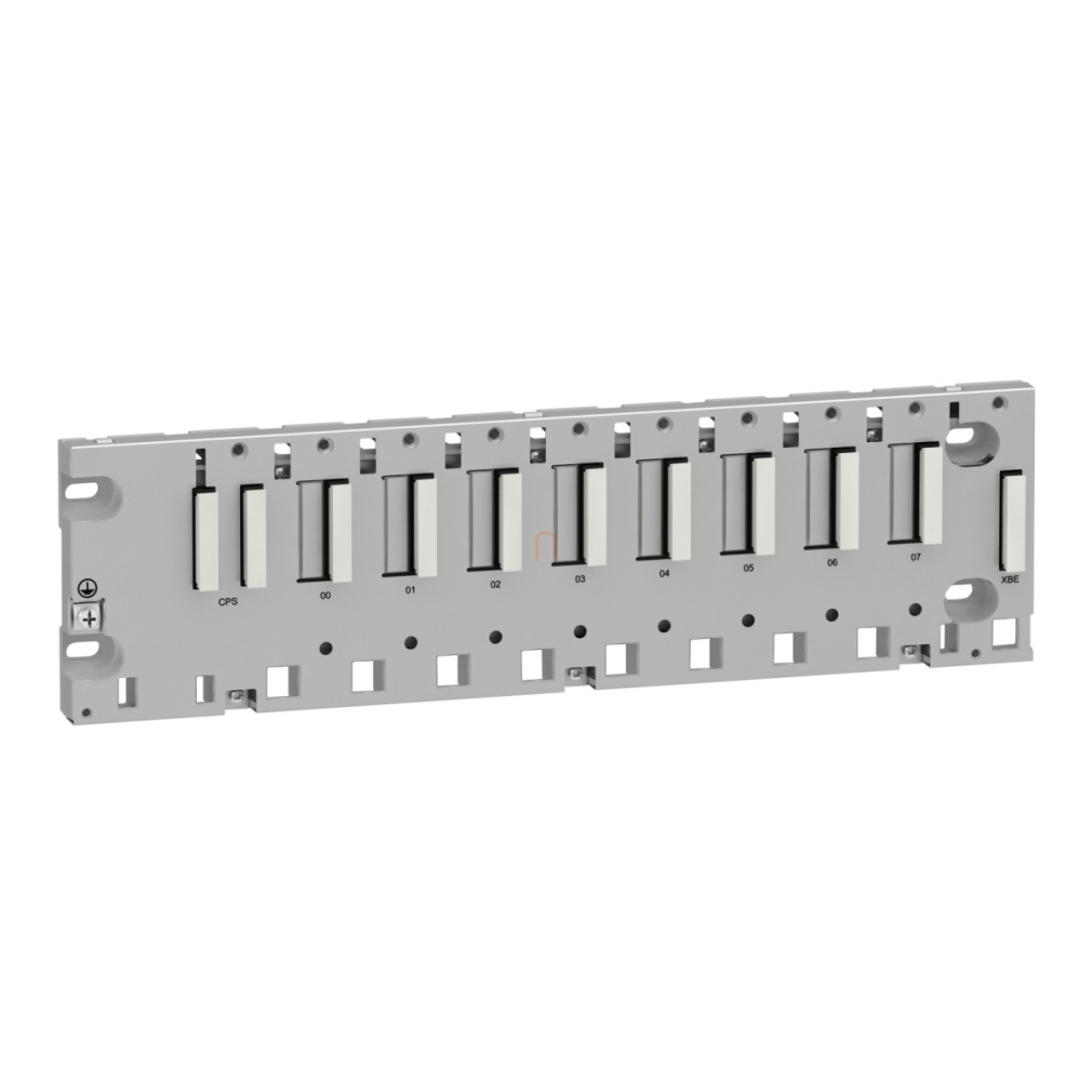 X80 hátlap, M340/M580 PLC-hez, 8 I/O kártyahely BMXXBP0800 Schneider